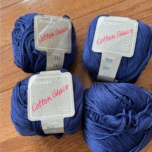 4 balls Rowan Cotton Glacé Yarn Shade 743